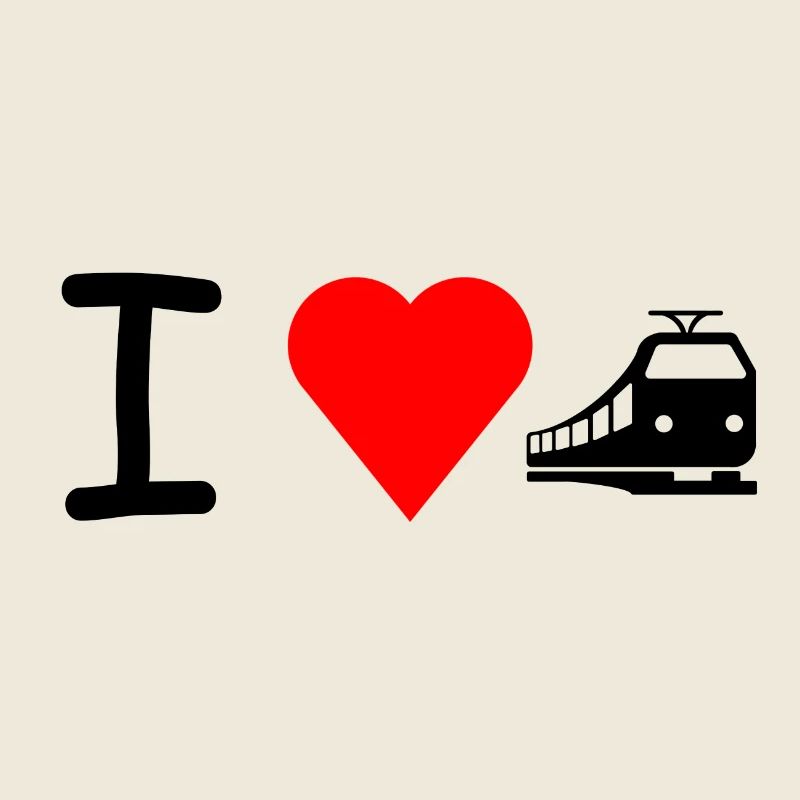 J'adore train du chemin de fer