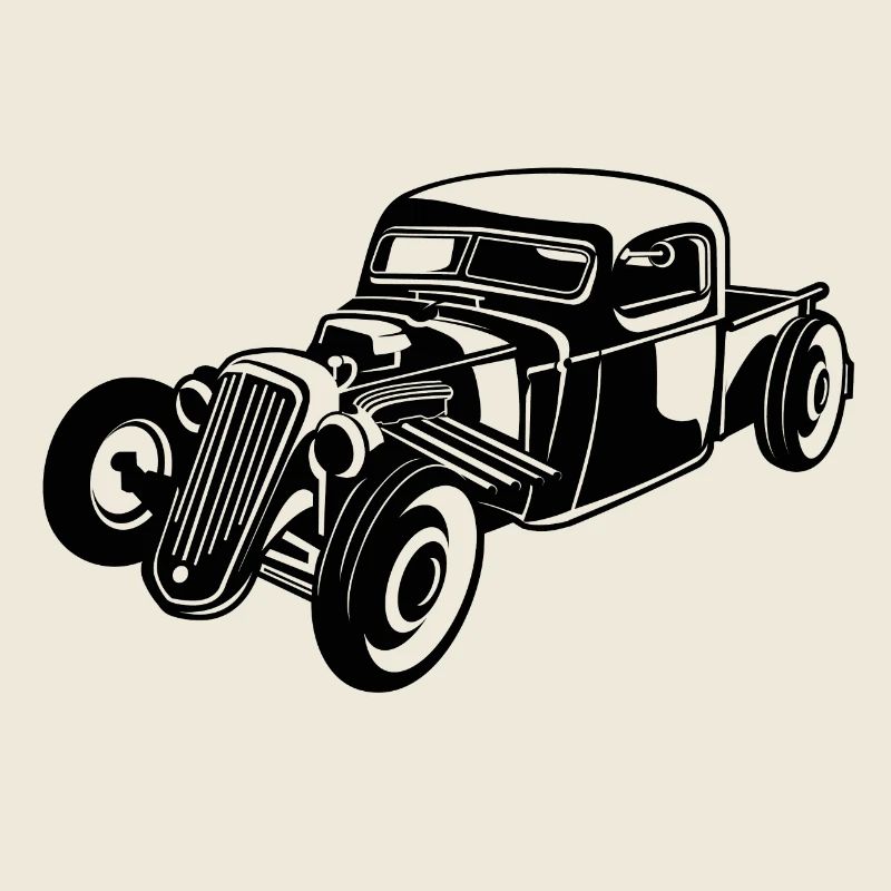 Hot Rod / Rat Rod 08_white