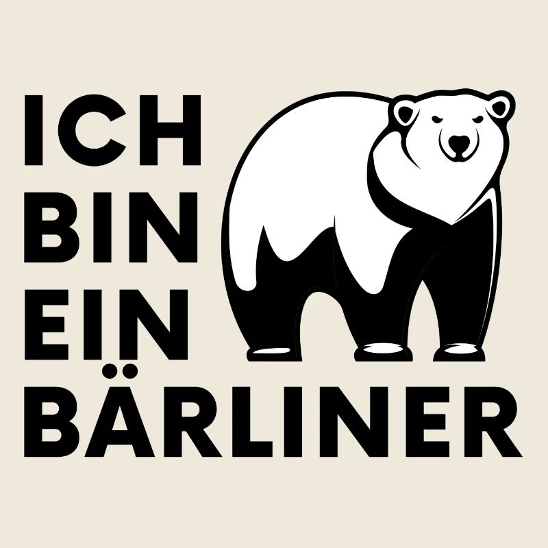 Polar Bären Silhouette Kontrast