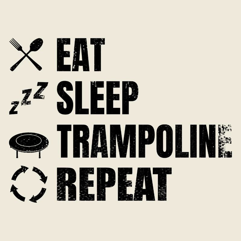 Manger Sommeil Trampoline Répéter