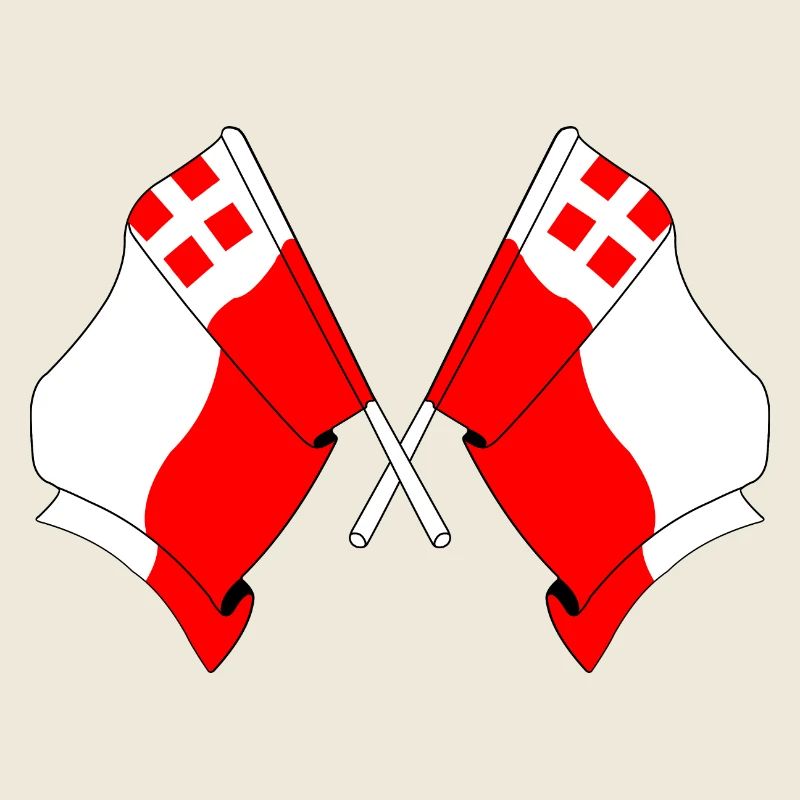 Deux drapeaux de la province d'Utrecht