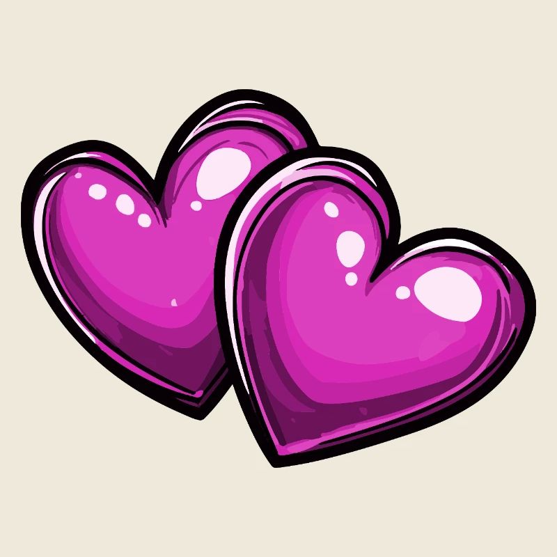 Symbole d’amour des cœurs