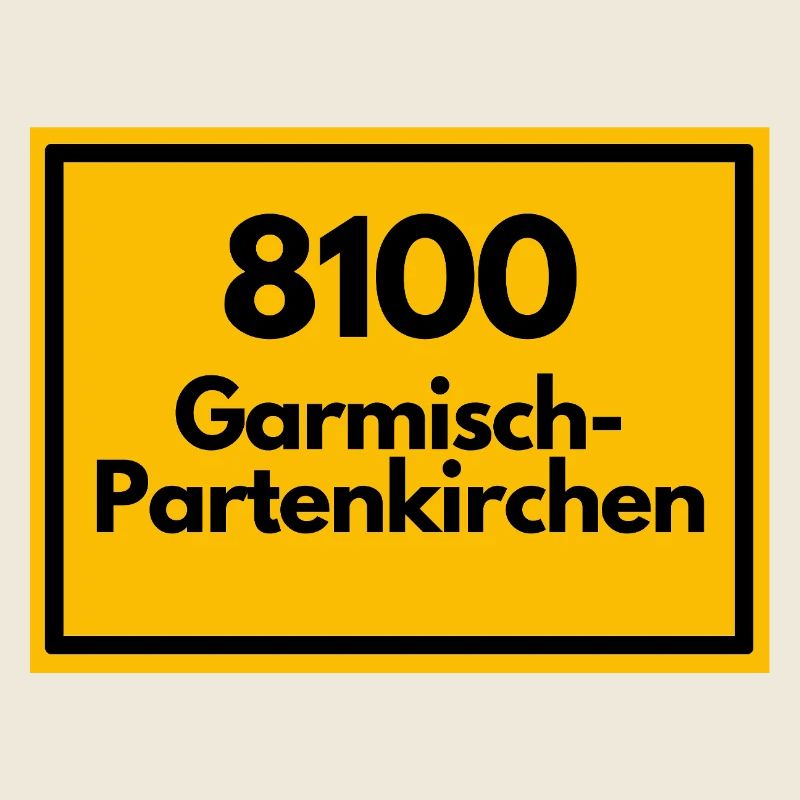 ANCIEN CODE POSTAL 8100 GARMISCH-PARTENKIRCHEN