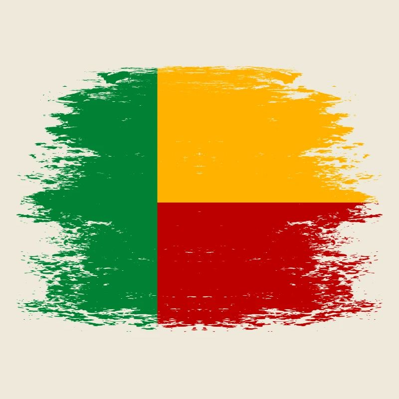 Benin_Flagge_used