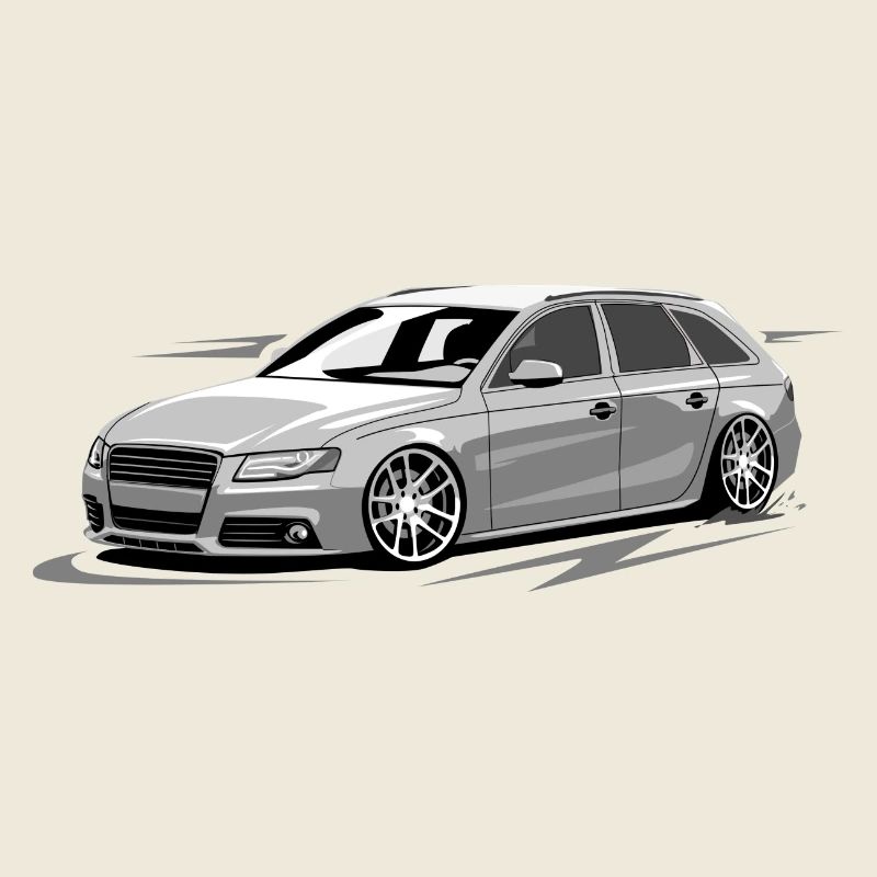 RS4 B8 A4 low style without driver tuning car