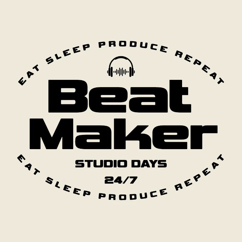 Beat Maker Music Saying Design