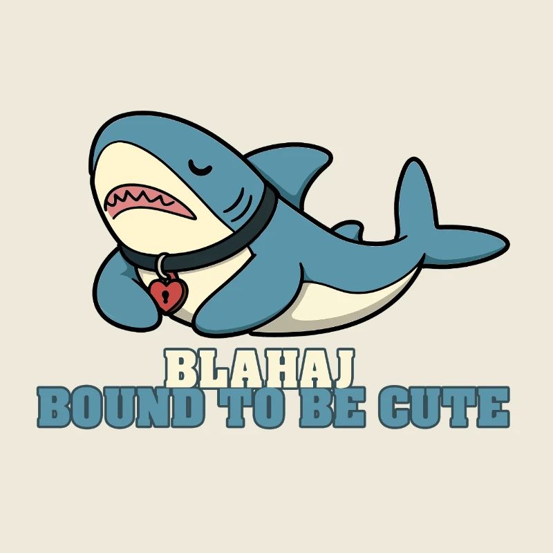 Blahaj Shark - Chemise Bound To Be Cute