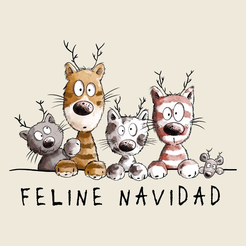 Félin Navidad Chats Noël