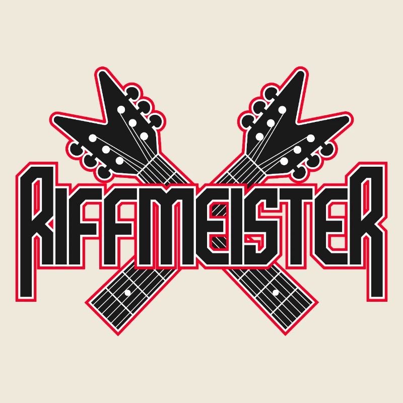 Riffmaster Crossed Guitars Logo