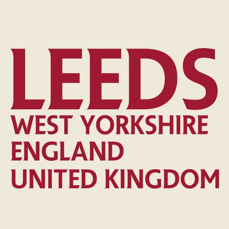 Leeds – England Liedtextdesign