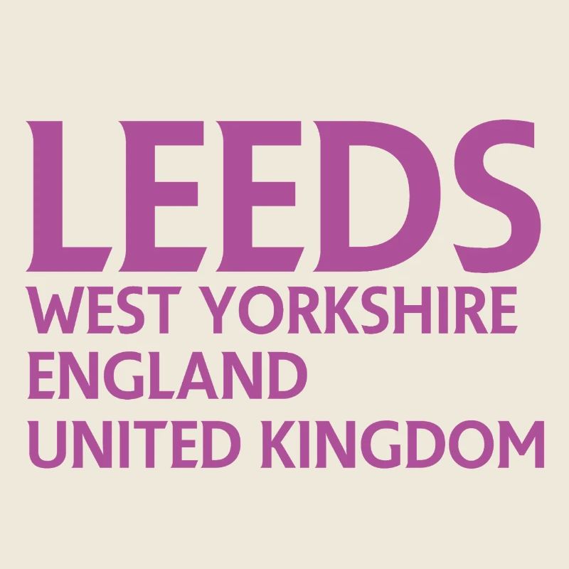 Leeds – England Liedtextdesign