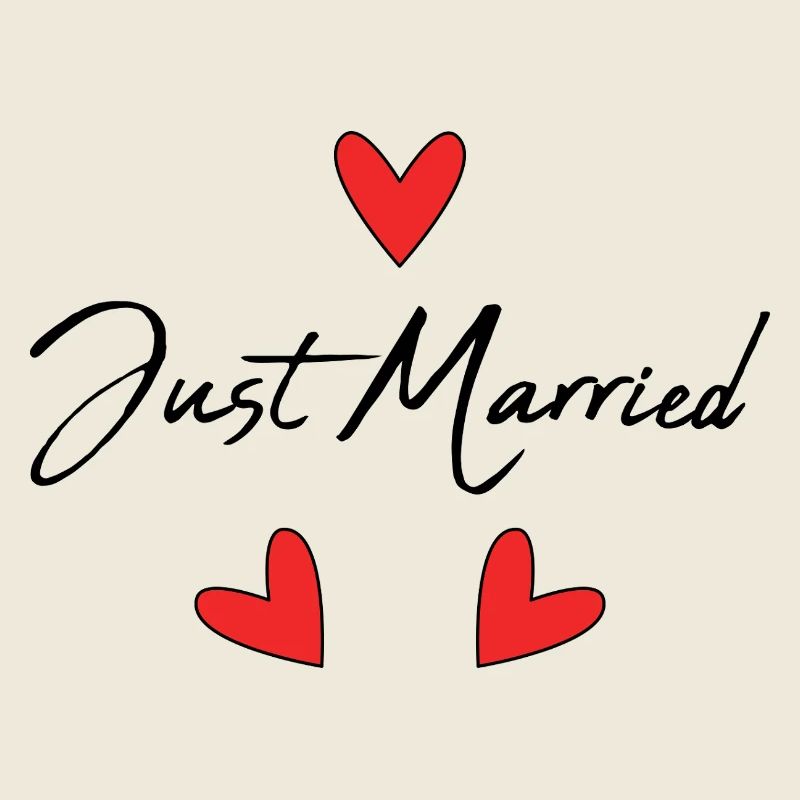 JUST MARRIED. EVJF. SAINT VALENTIN. COUPLE