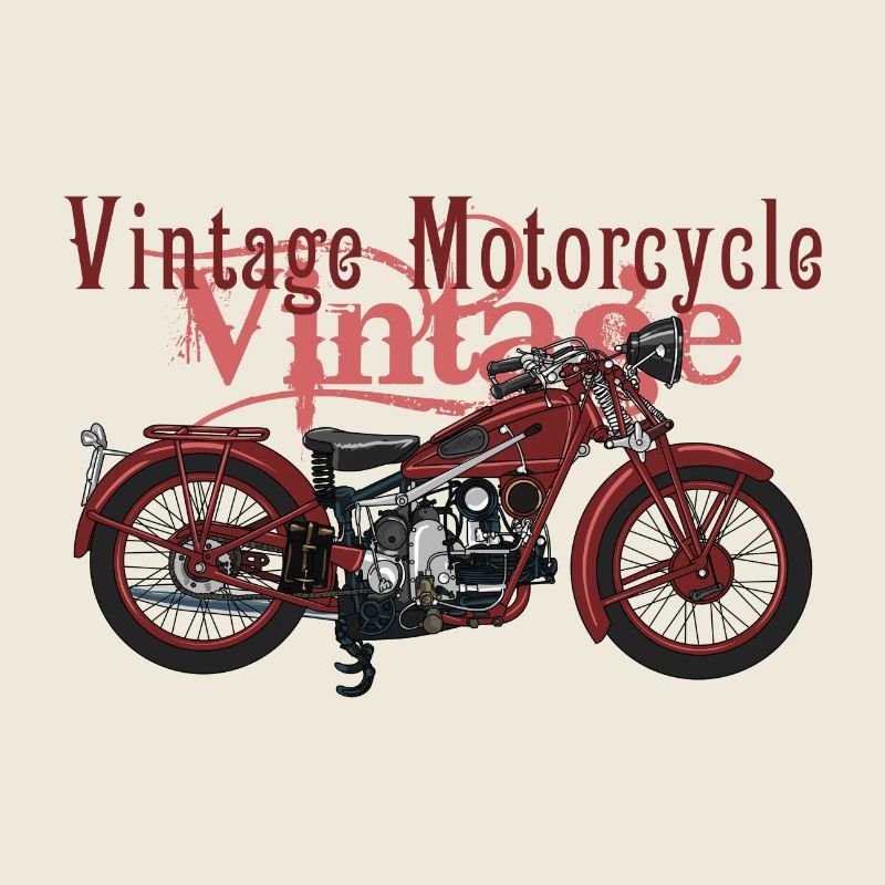 Retro motorcycle