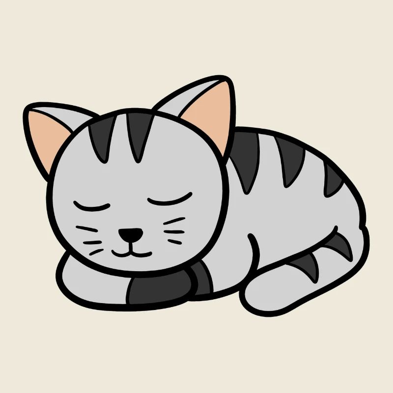 Schlafendes Kätzchen