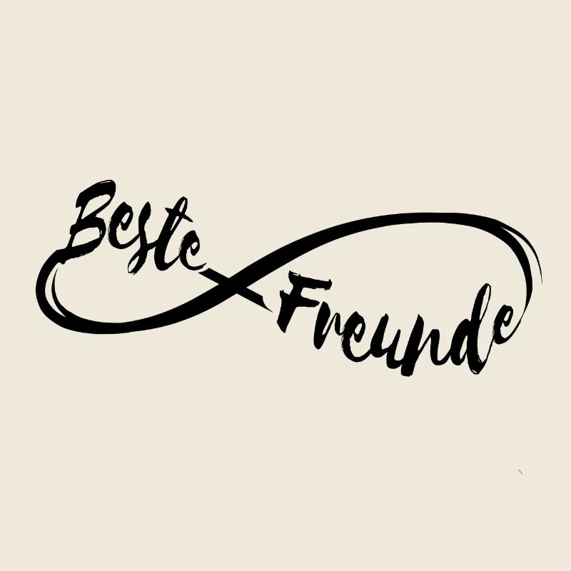 Beste Freunde schwarz