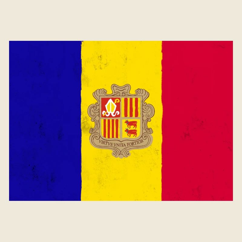 Drapeau de l’Andorre – symbole d’indépendance et de tradition