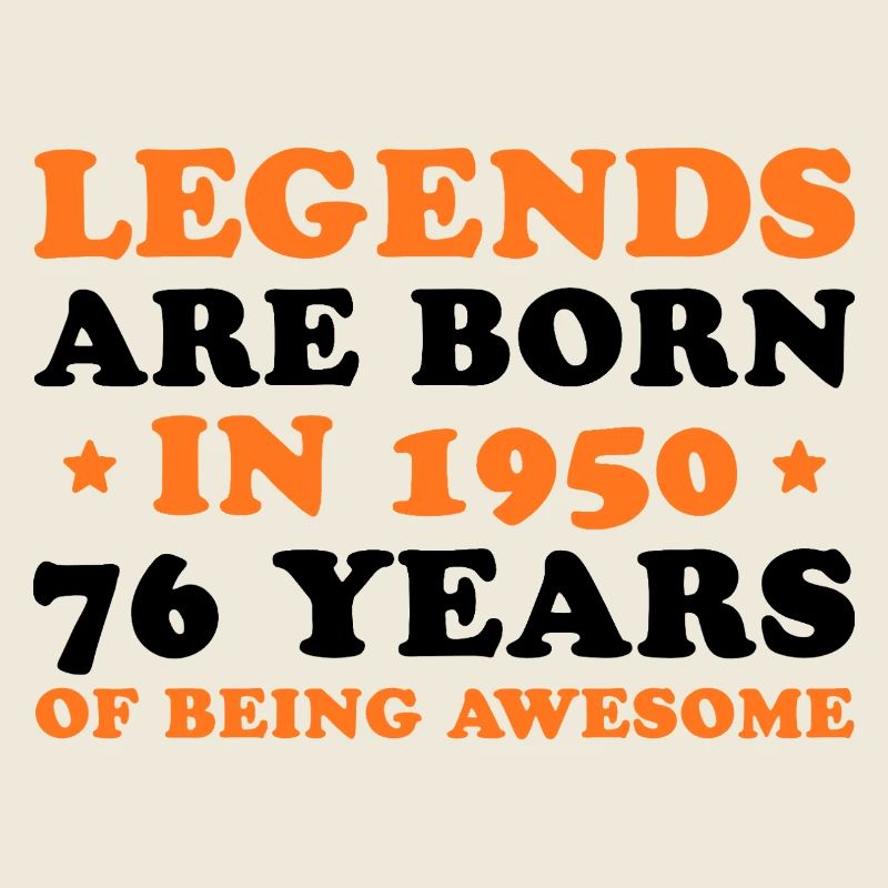 Legends Are Born 1950 – 76 Years Birthday