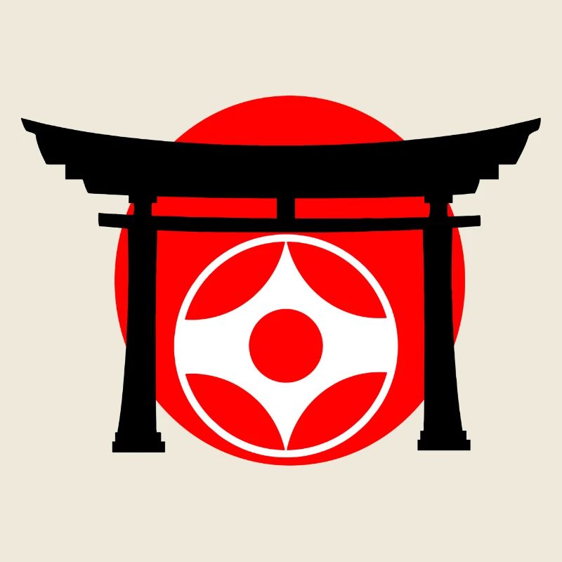 Kyokushin kanku sign in Torii