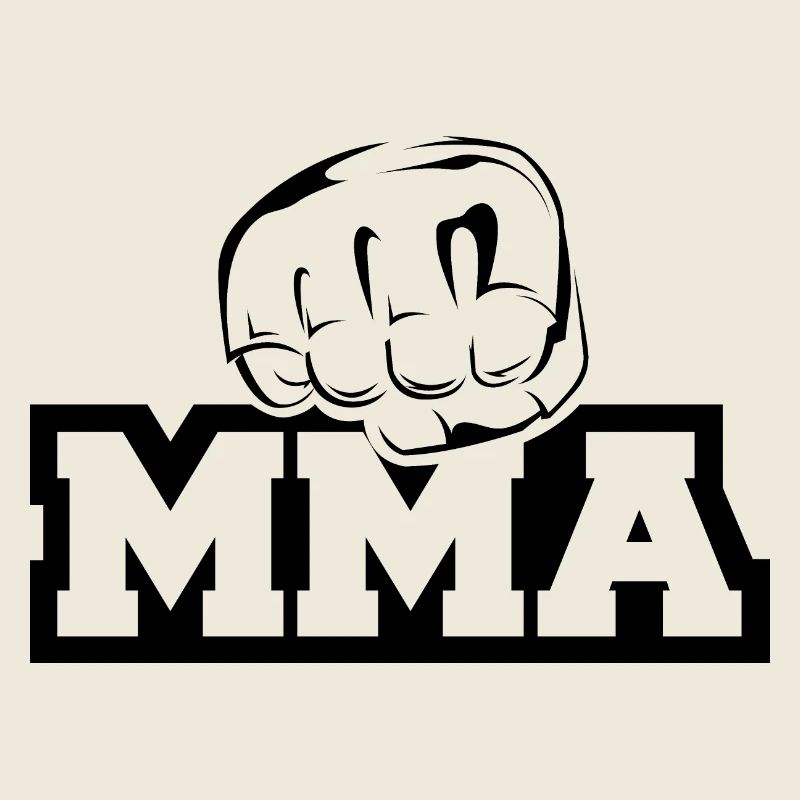 mma fist icon logo icon illustration logo icon