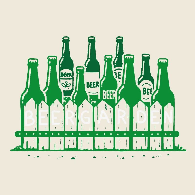Beer Garden Beer Pun Beer Drinker