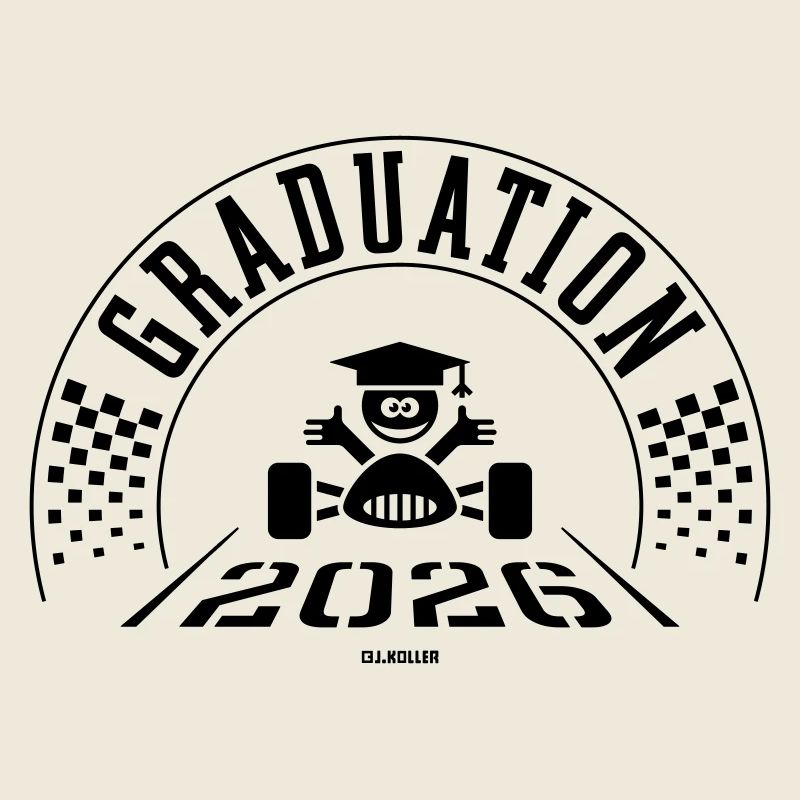 Abschluss 2026 – Schule ist vorbei – Ziellinie – B