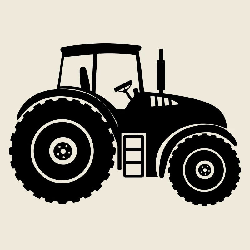 Shade Silhouette Traktor