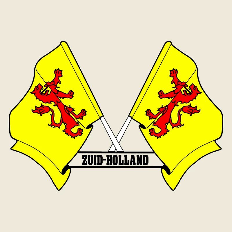 Two flags text SOUTH HOLLAND