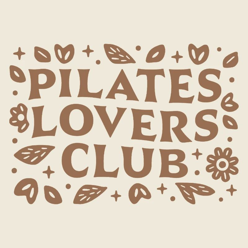 Pilates Lovers Club Mädchen Boho Blumenästhetik