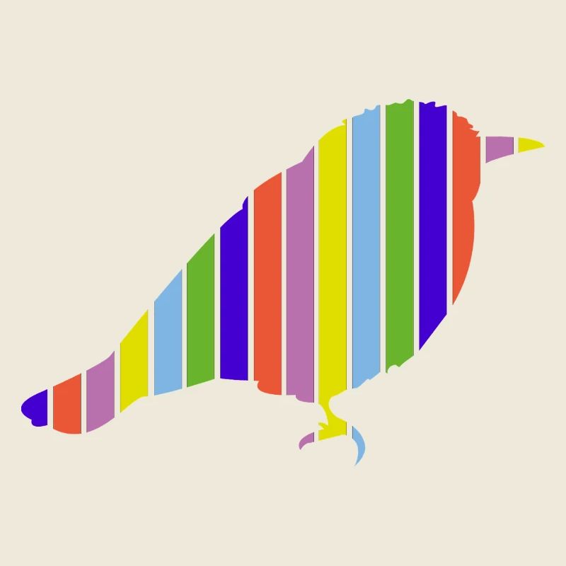 Oiseau aux couleurs vives