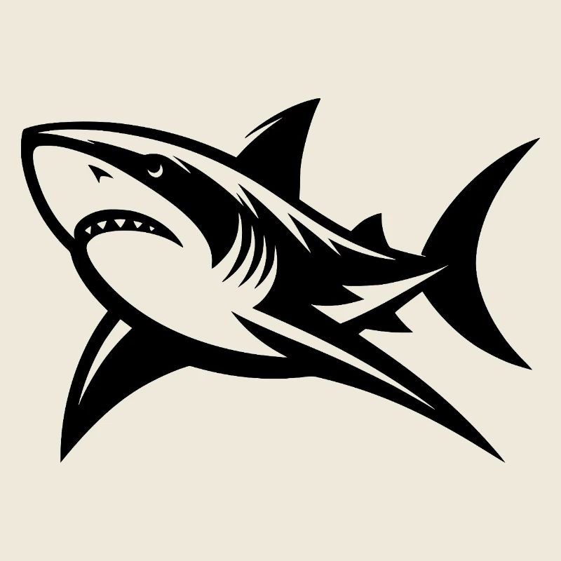 Sourire est difficile avec autant de blagues sur les dents sur le requin