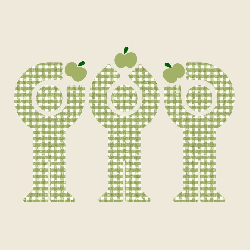 Figurines Apple des Minis Verts à Vichy
