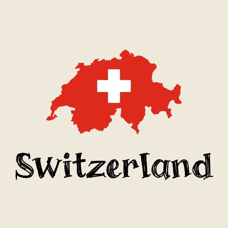 Switzerland (Black Text)