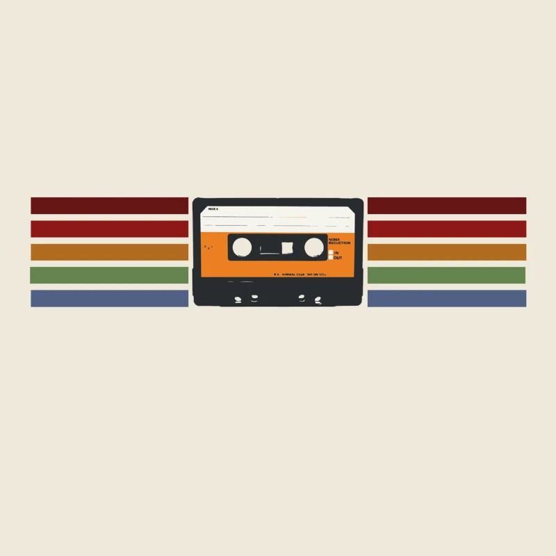 Analog Kassette Retro Style