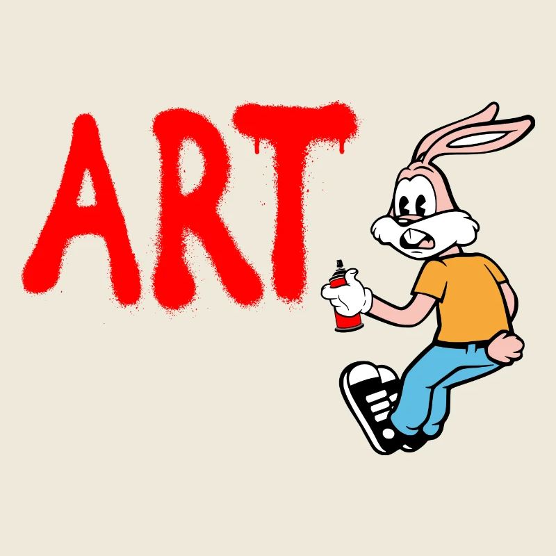 Serge Le Lapin graffeur