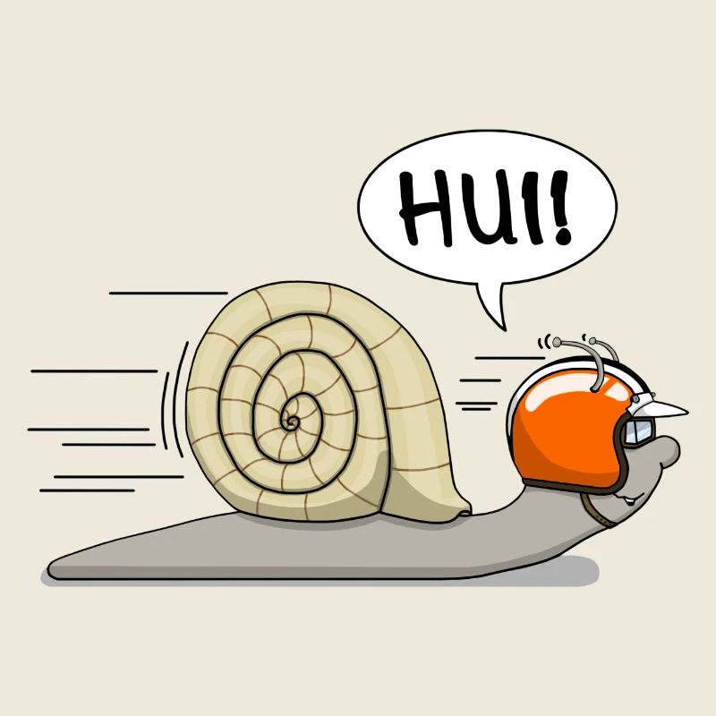 Rennschnecke - jetzt auch in orange