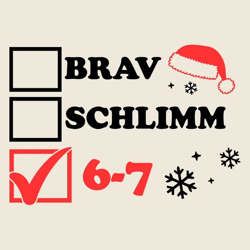 brav schlimm 6-7 Weihnachten