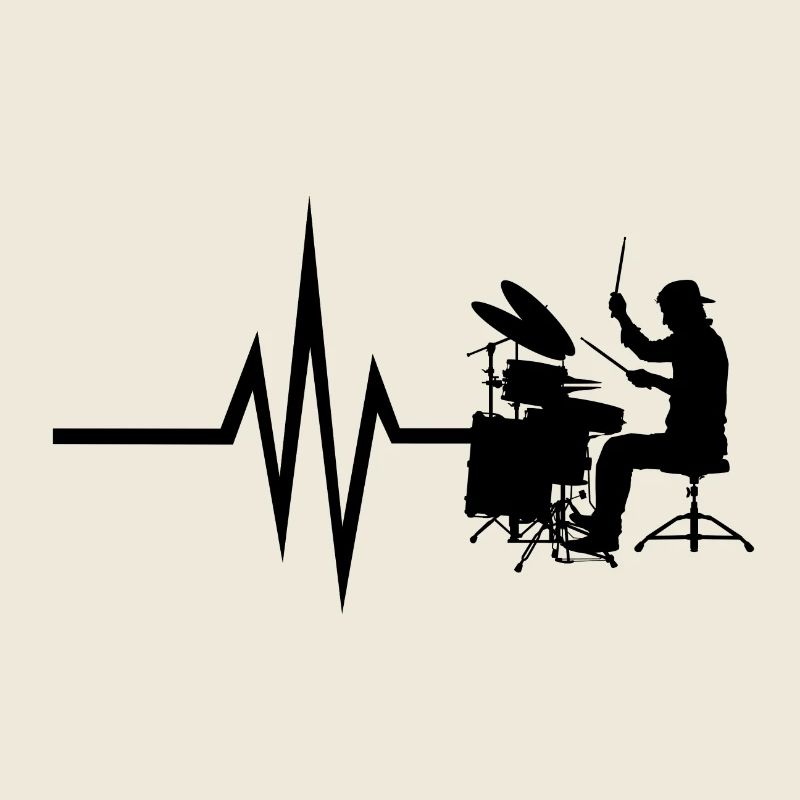 Mon cœur bat pour les percussions - Drum Instrument