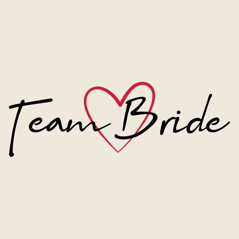 Team Bride heart hen party