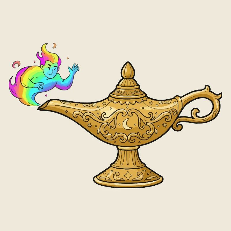 Geist aus der Wunderlampe