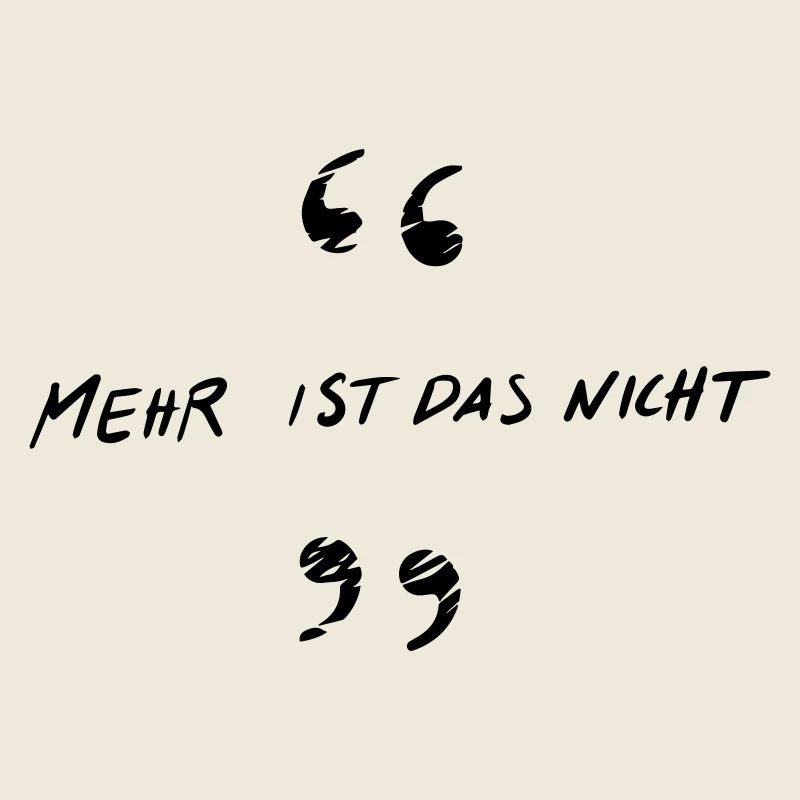 Mehr ist das nicht
