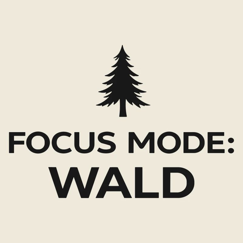Fokus Wald Silhouette