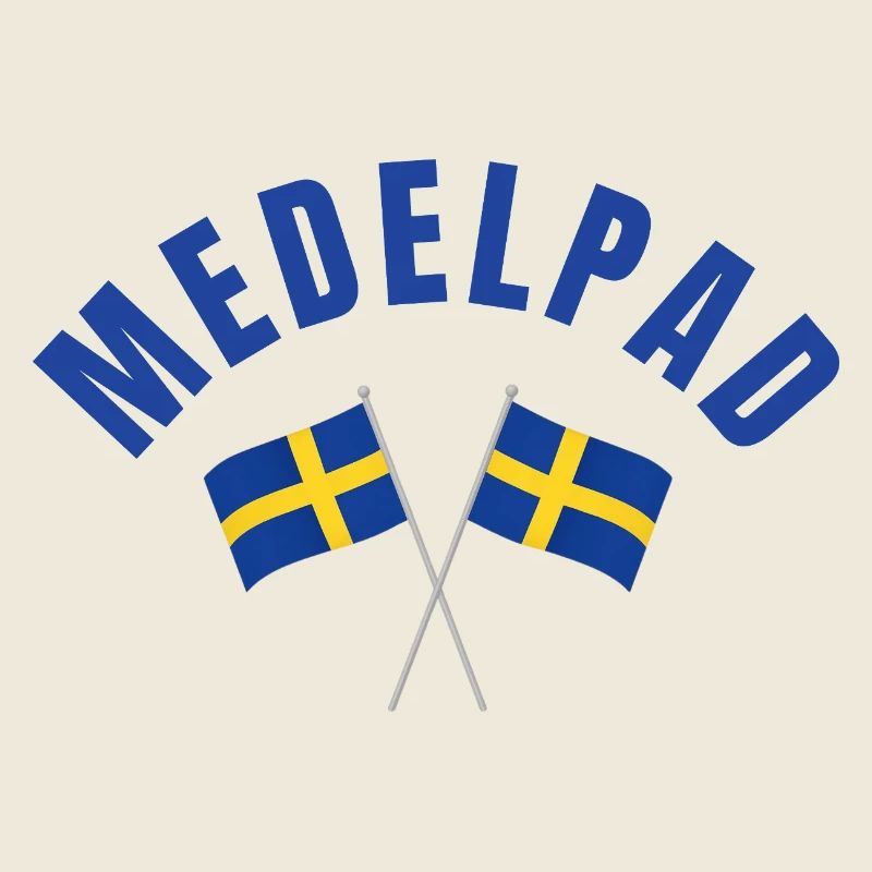 Drapeaux suédois de Medelpad
