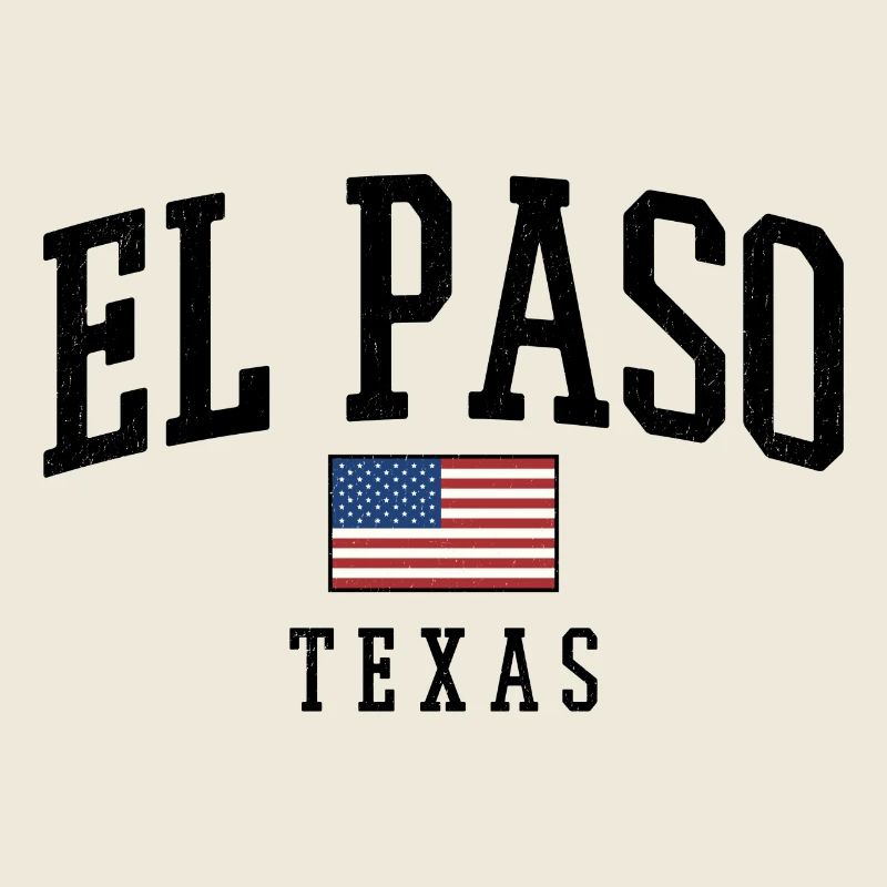 T-shirt rétro El Paso Texas