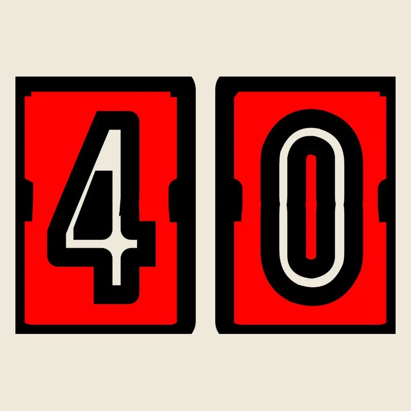 40. 40 YEARS. 40th ANNIVERSARY. 40 YEARS ANNIVERSARY.