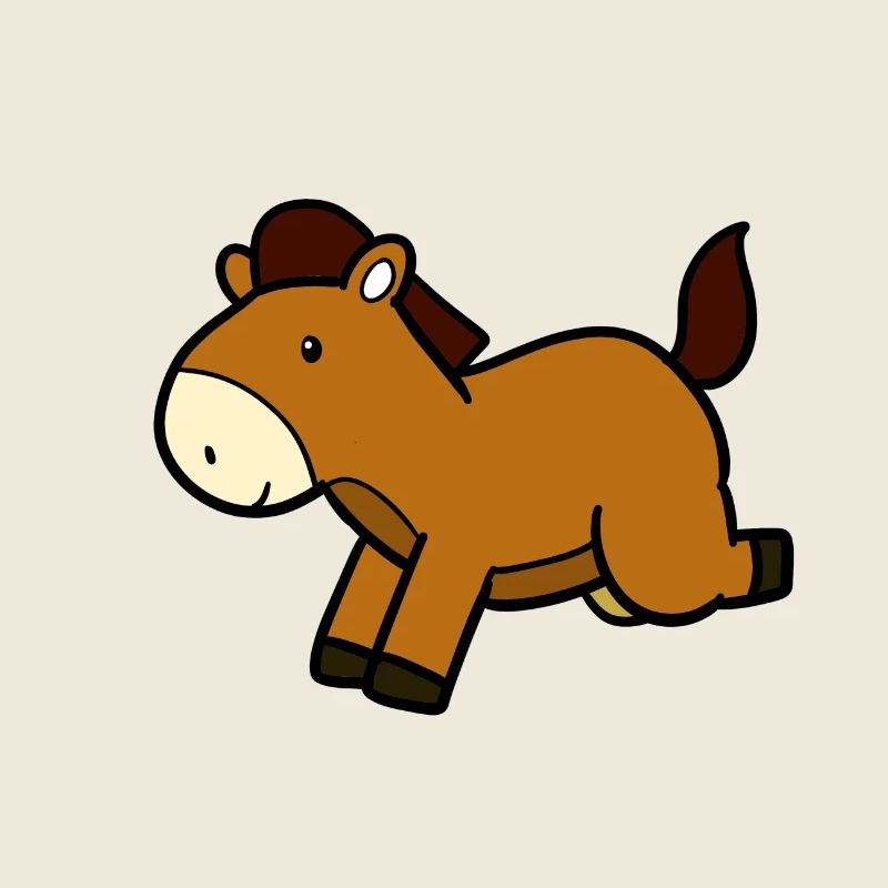Jumping horse