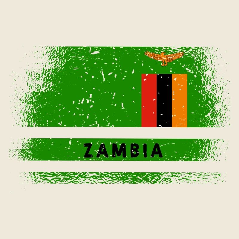 Sambia Flagge