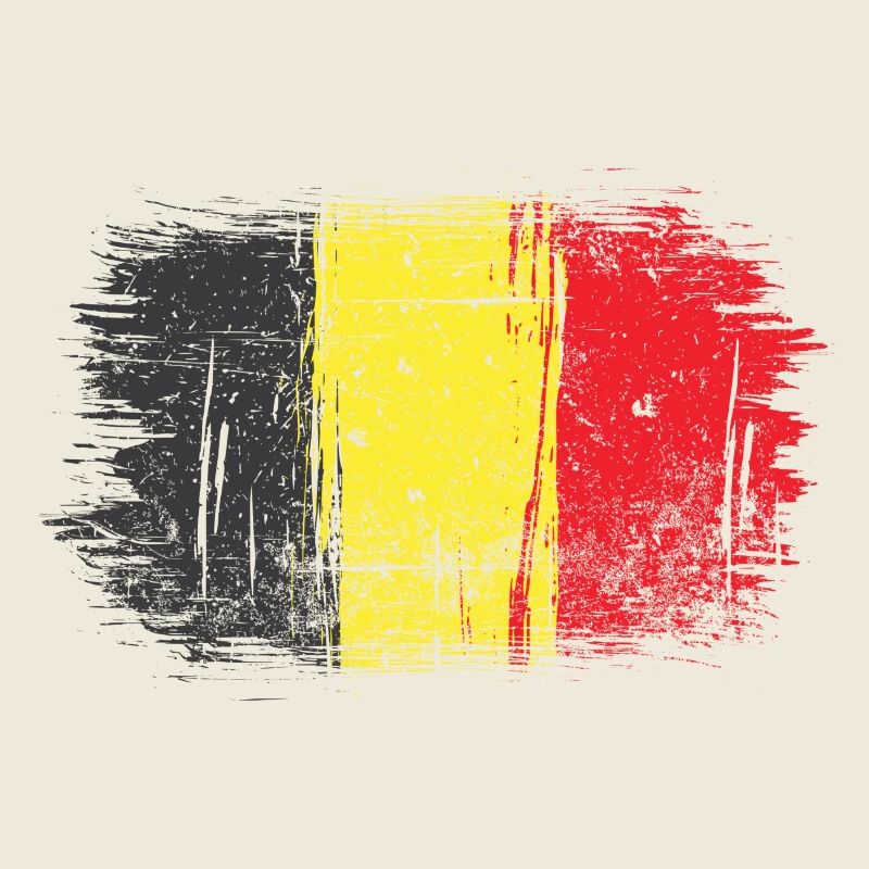 Coup de pinceau Drapeau belge