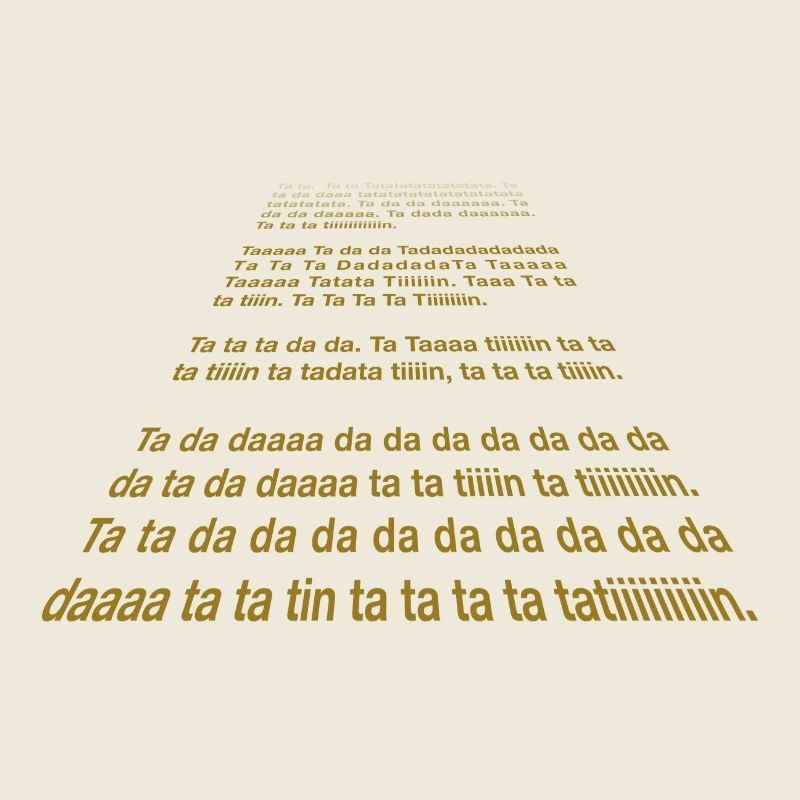 Ta ta da da ta ta tin