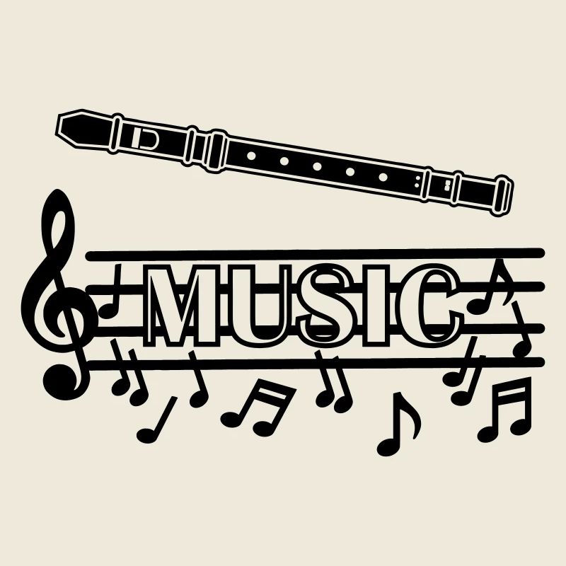 Blockflöten-Musik-Logo