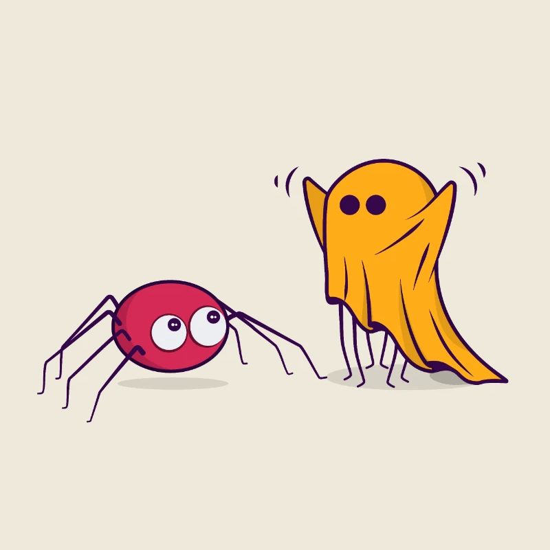 Halloween Spinne Geist Comic Cartoon Comic